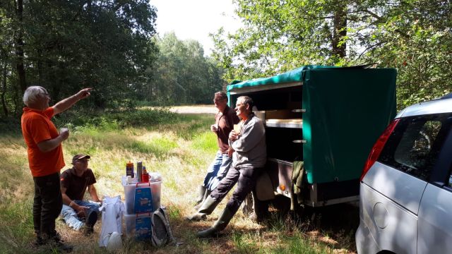 Vrijwilligers dienen ook goed verzorgd te worden, natuurlijk.