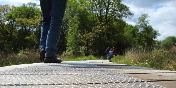 Vlonderbrug in de Formerhoek